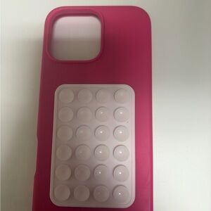 Pink Phone Case with Pop-It Feature